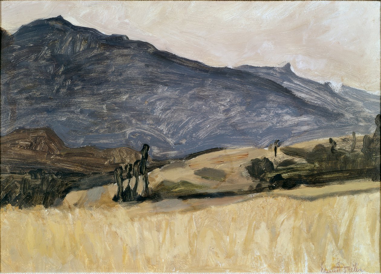Paisagem do Valais de Ernest Bieler