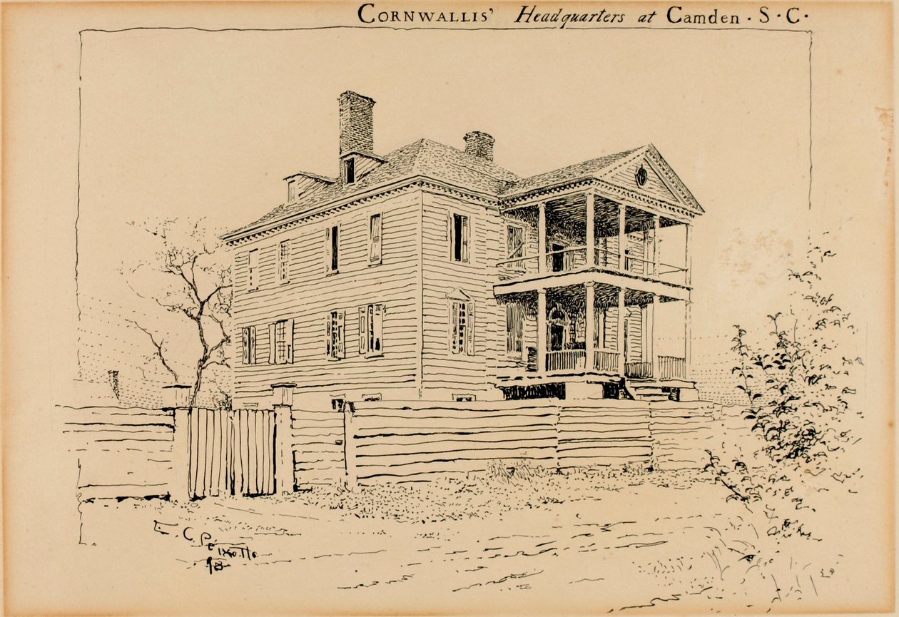 Quartel-general de Cornwallace, Camden, Carolina do Sul de Ernest C. Peixotto