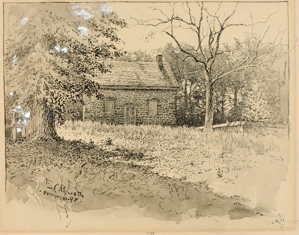 Casa de reunião dos quakers de Princeton de Ernest C. Peixotto