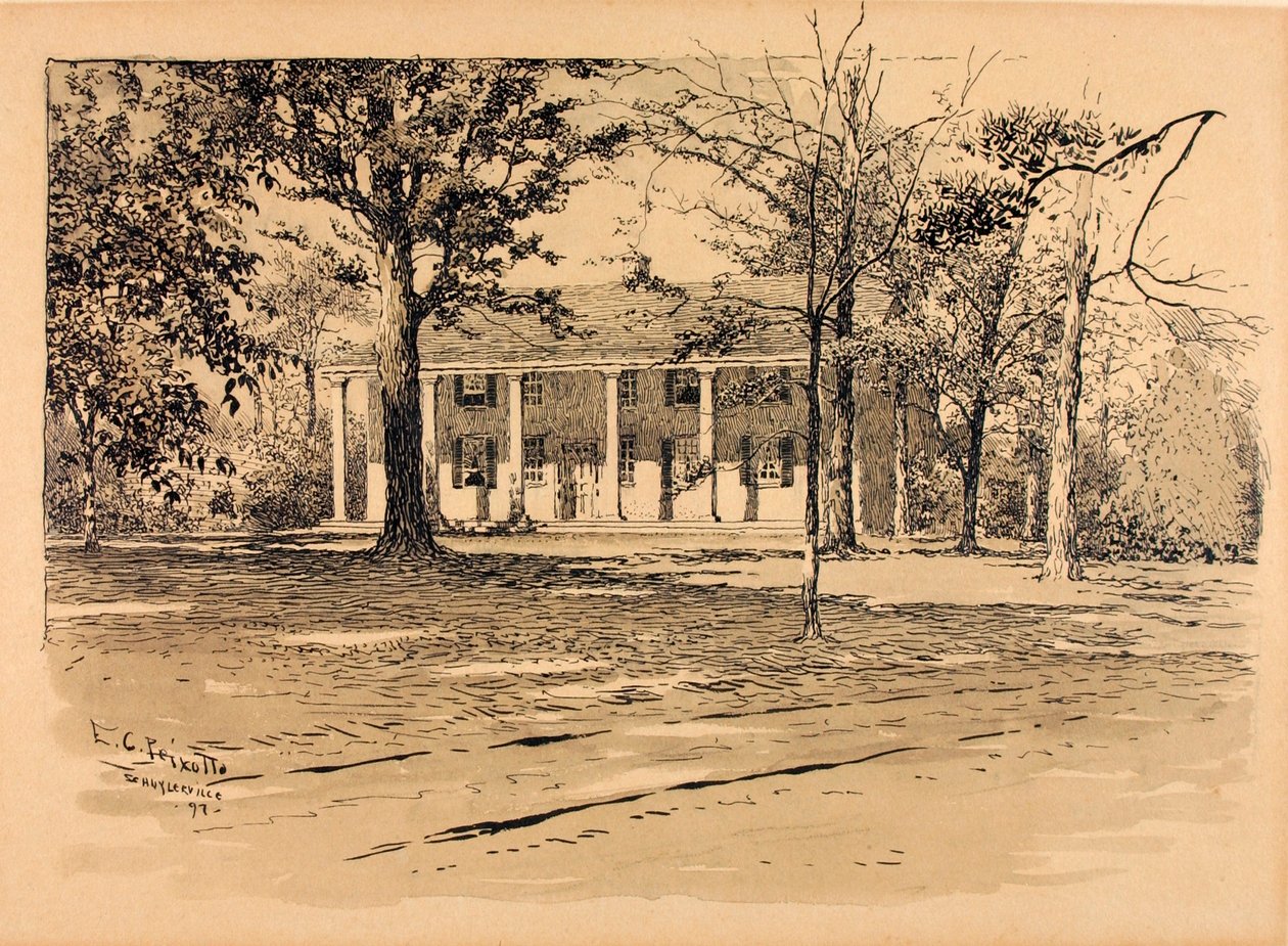 Saratoga. Casa do General Schuyler de Ernest C. Peixotto