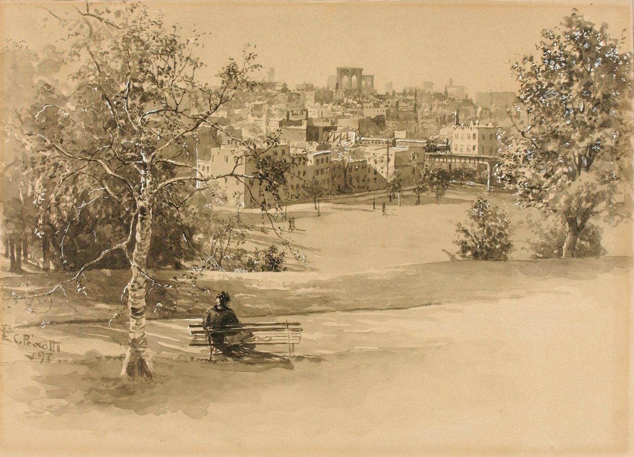Vista para a cidade() de Ernest C. Peixotto