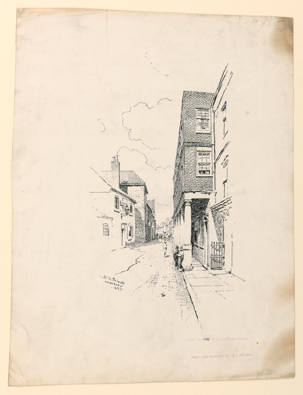 Antiga casa em Gainsborough de Ernest Clifford Peixotto