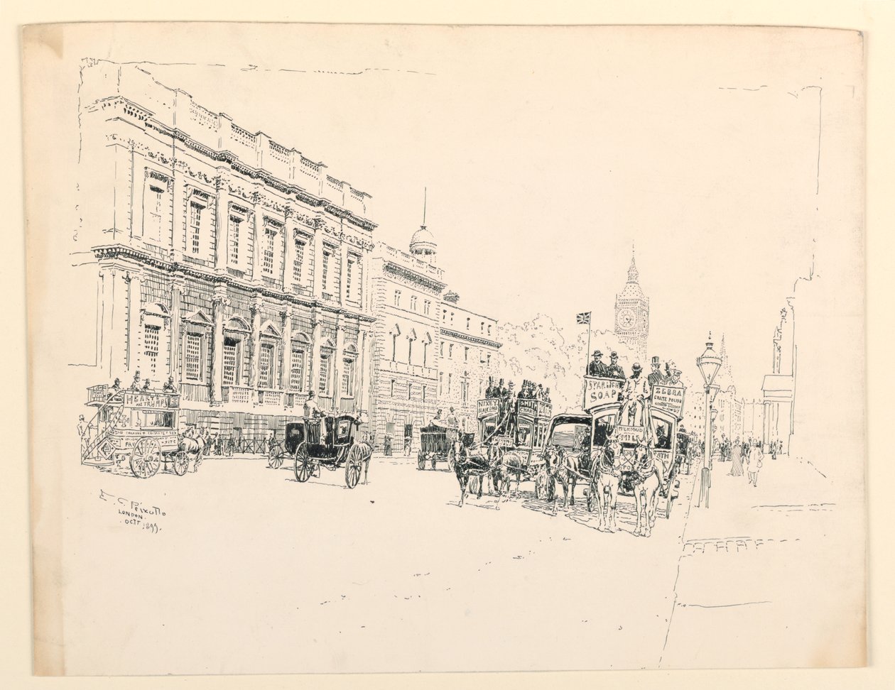 The Banqueting Hall, Whitehall, Londres de Ernest Clifford Peixotto