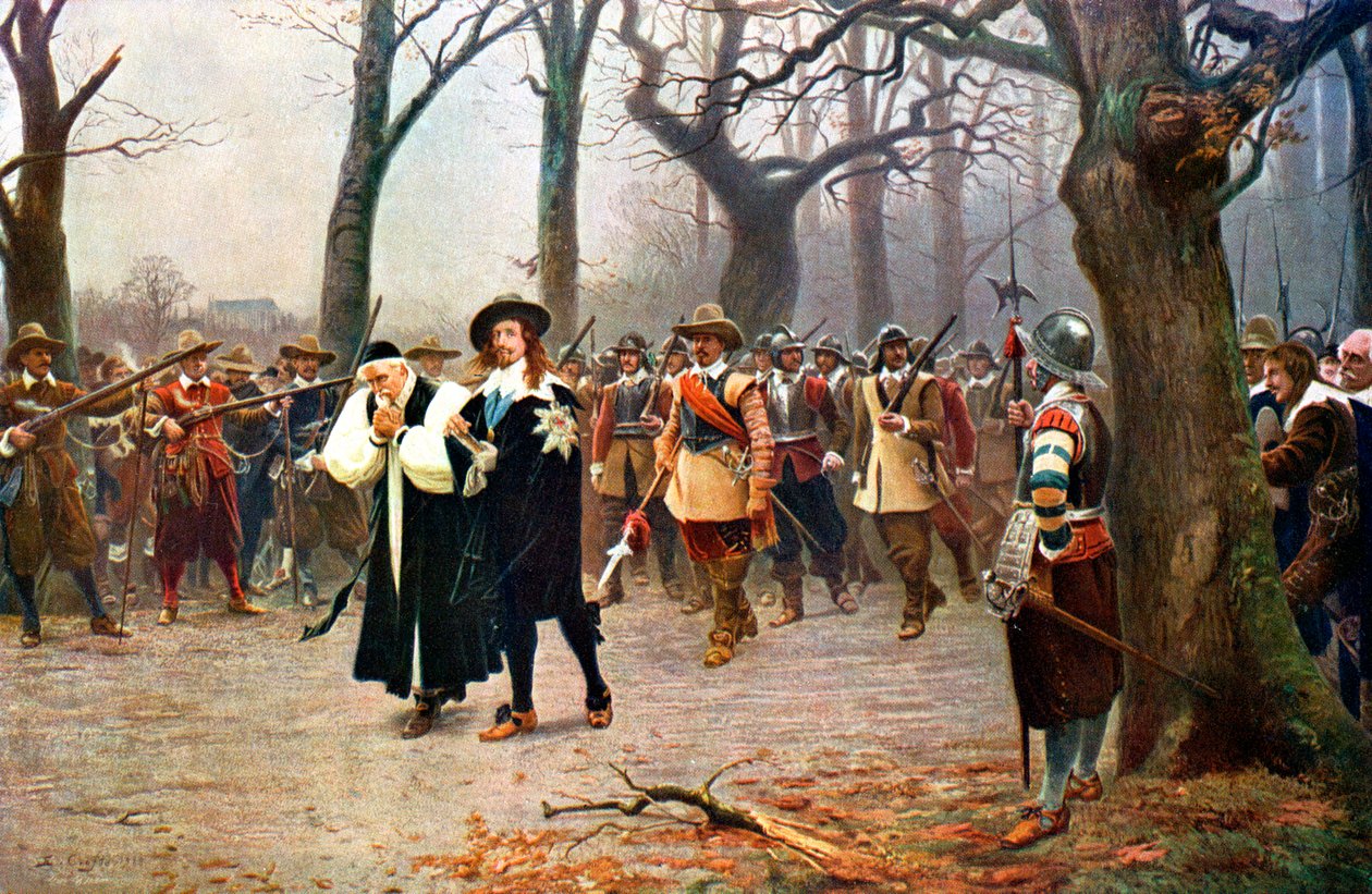 Execução de Carlos I, 1649 1909. de Ernest Crofts