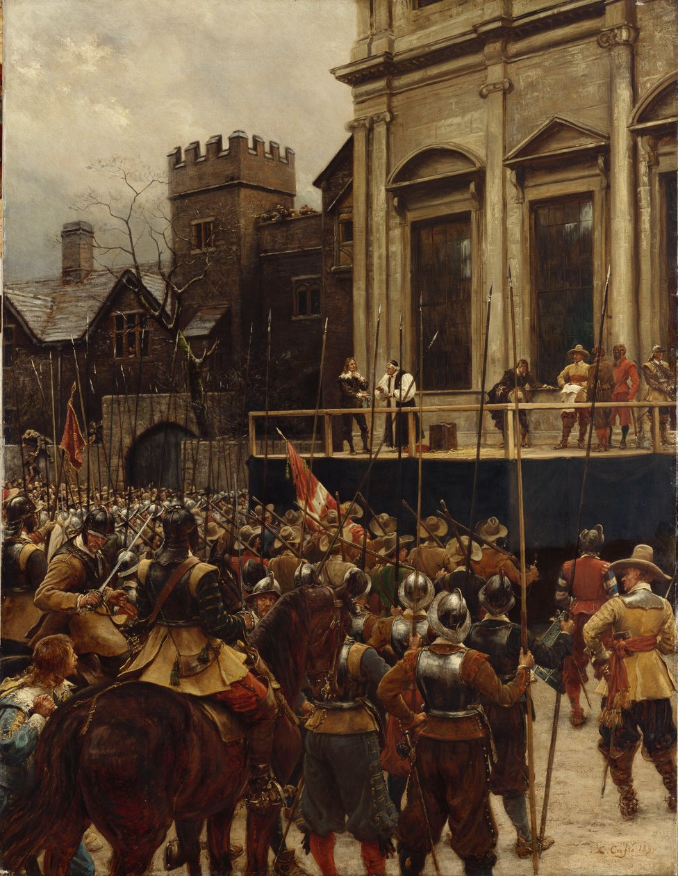 Whitehall, 30 de janeiro de 1649, 1890 de Ernest Crofts