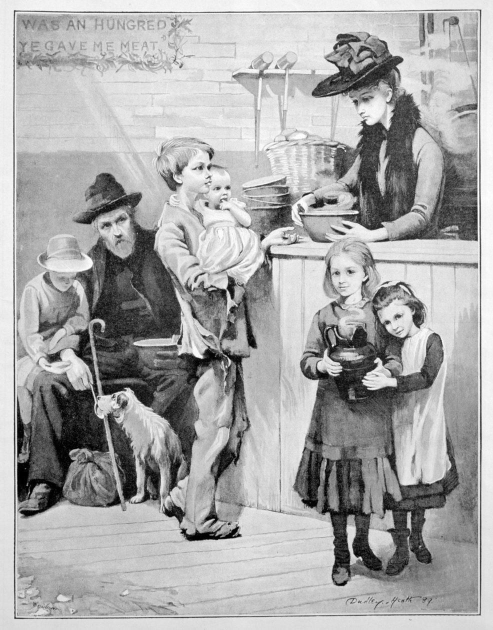 Um Anjo Ministro, 1889. de Ernest Dudley Heath