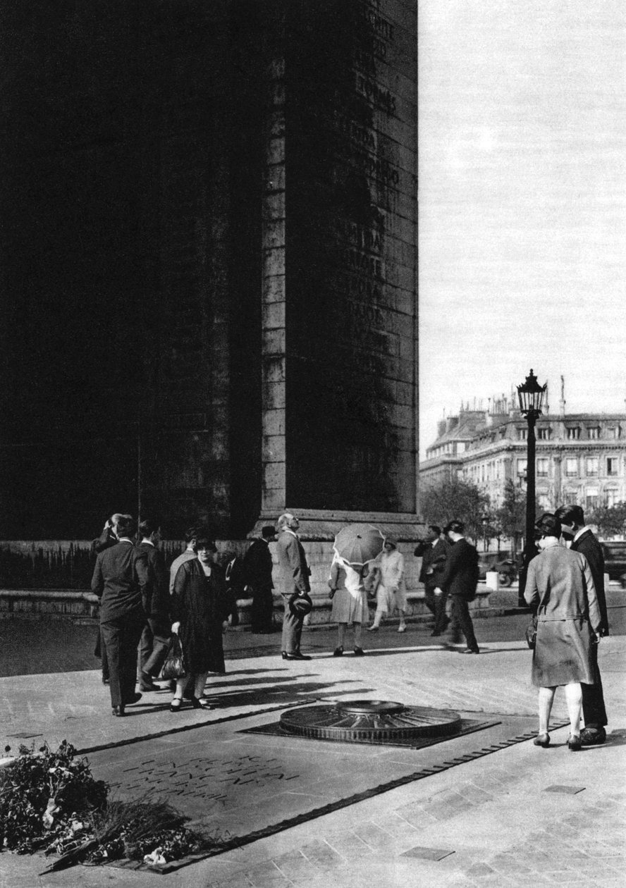 Túmulo do soldado desconhecido, Paris, 1931. de Ernest Flammarion