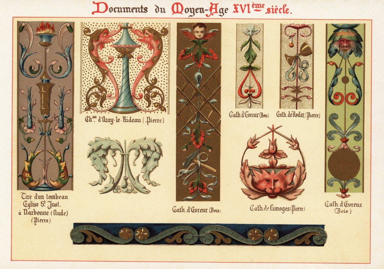 Elementos de design do século XVI. de Ernest Guillot