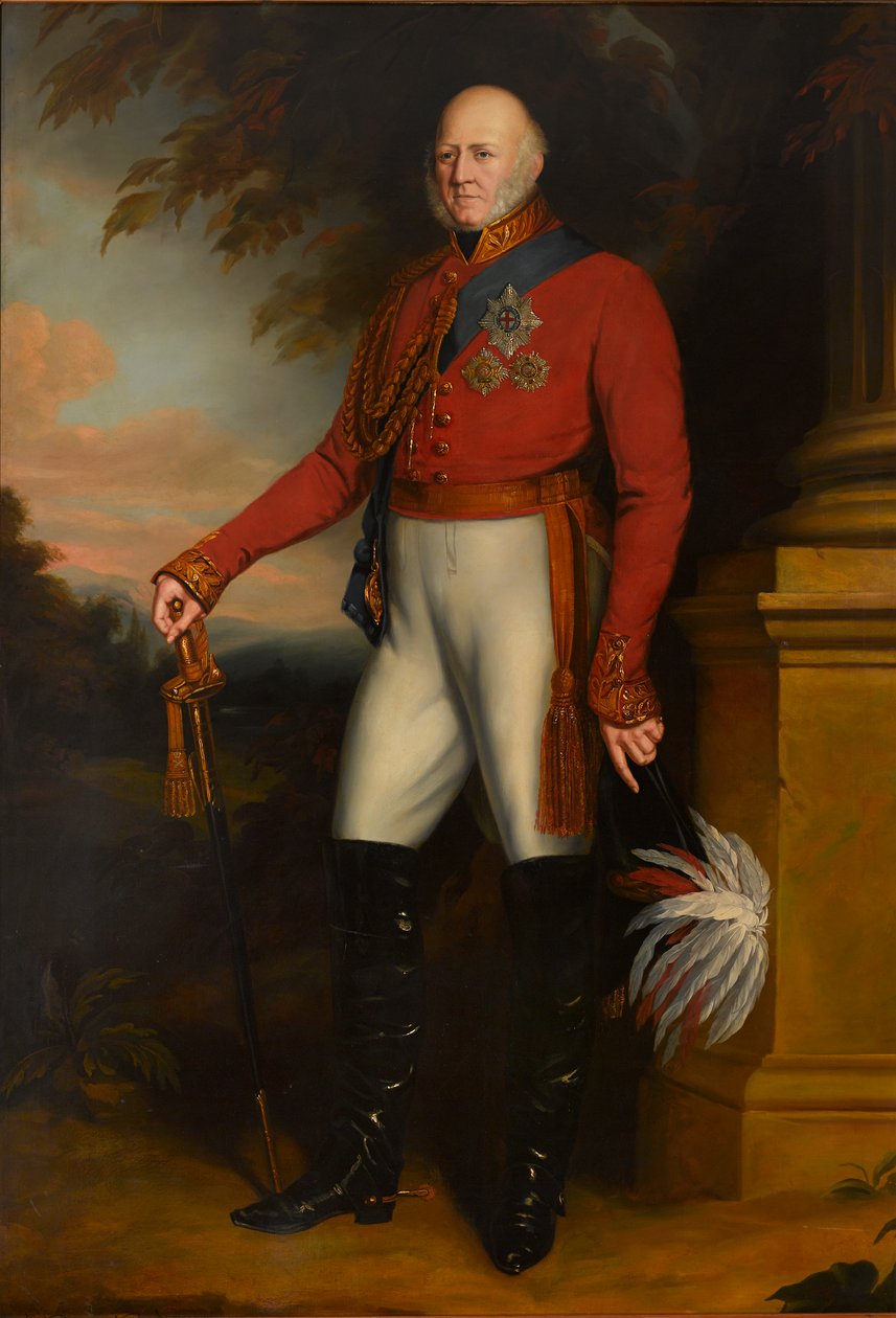 Retrato de H.R.H. Adolphus Frederick, Duque de Cambridge (1774-1850) de Ernest Gustave Girardot