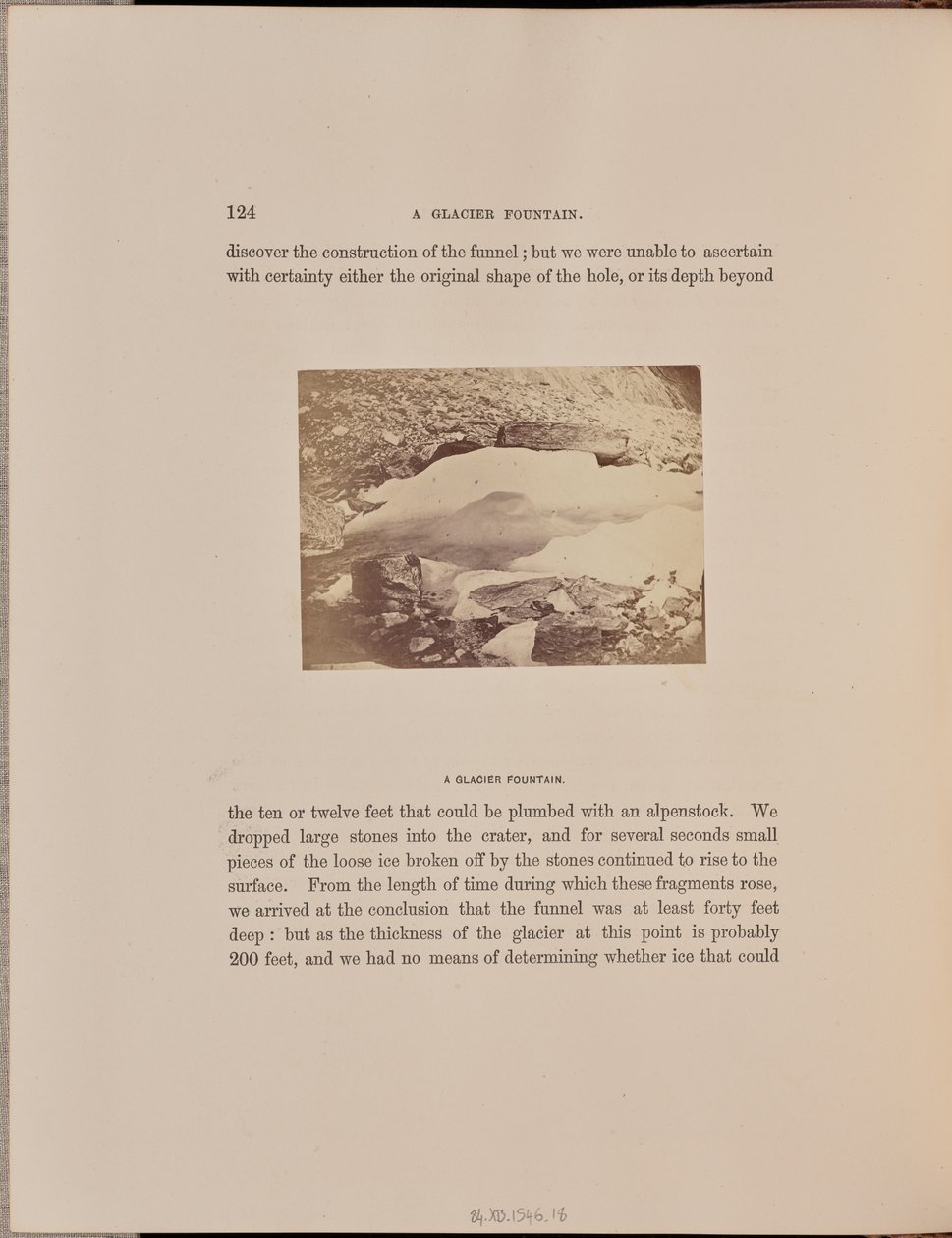 Uma fonte glaciar de Ernest H. Edwards