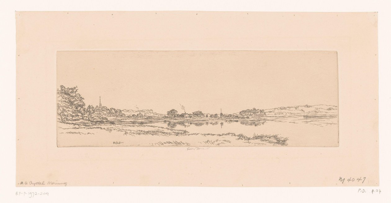 manhã clara Manhã de Cristal de Ernest Haskell (signed by artist)