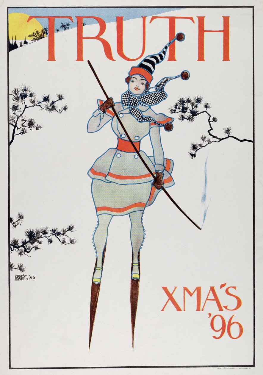 Capa da Verdade, Natal 96, pub.1896 de Ernest Haskell