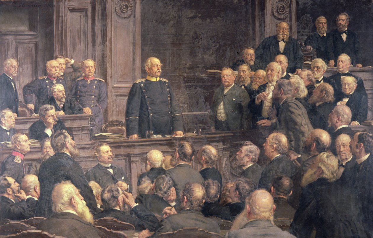 Conferência do Reichstag Alemão em 6 de fevereiro de 1888, 1896 de Ernest Henseler