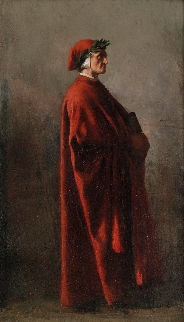 Dante Alighieri 1265-1321. de Jean Louis Ernest Meissonier
