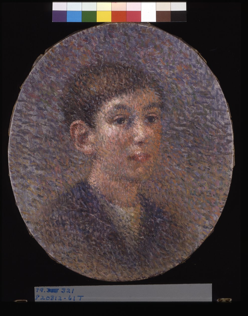 Retrato de um rapaz, data desconhecida (óleo sobre tela) de Ernest L. Bonnotte