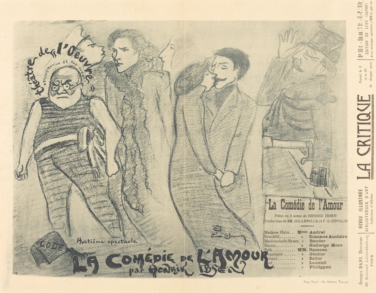 A comédia do amor de Ernest La Jeunesse