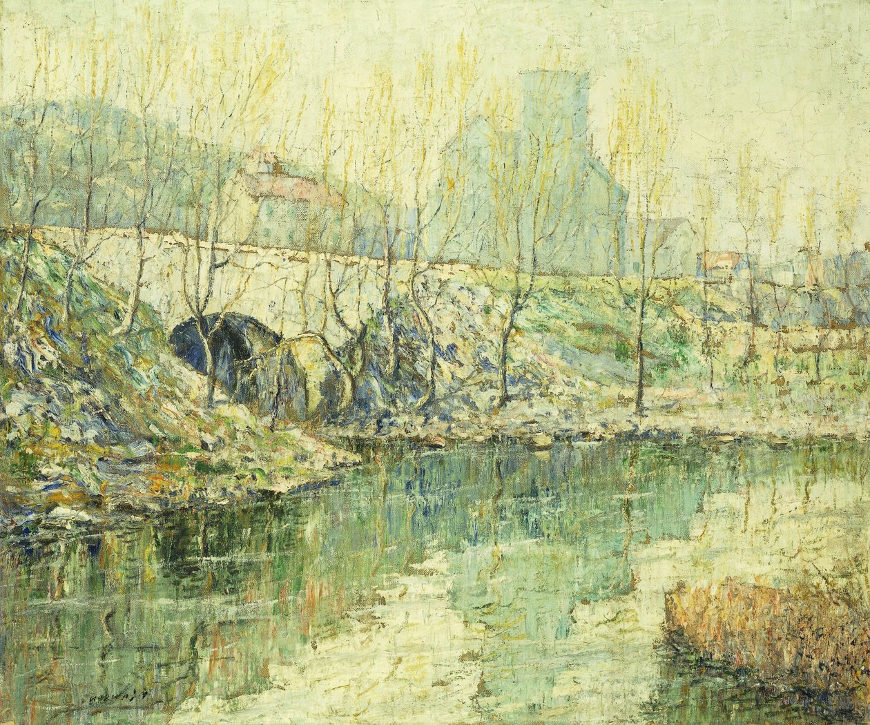 Início da primavera de Ernest Lawson