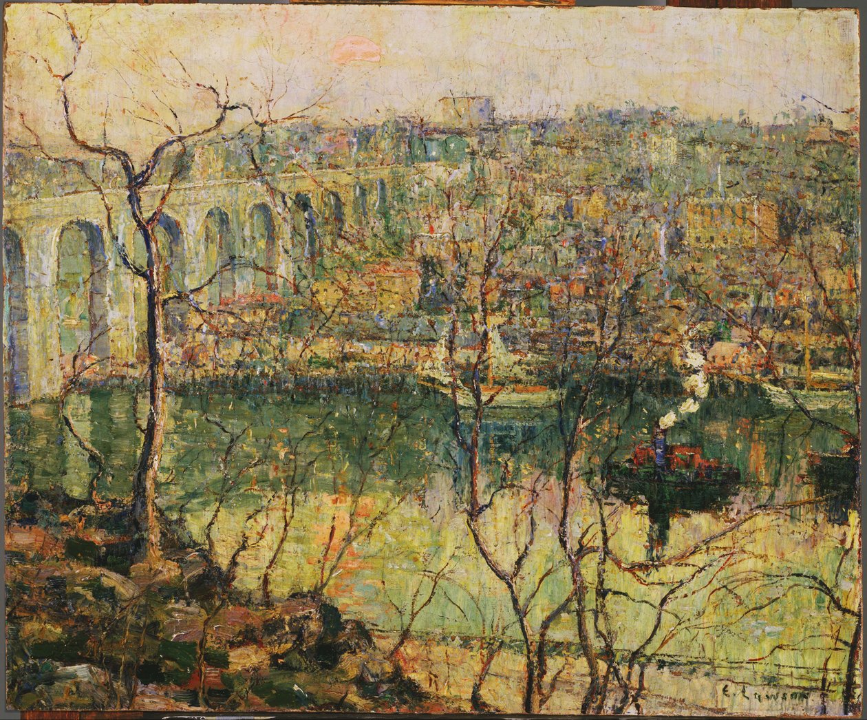 High Bridge - Lua precoce de Ernest Lawson