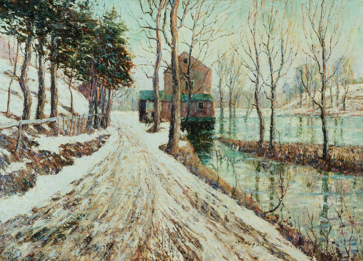 Neve derretida de Ernest Lawson