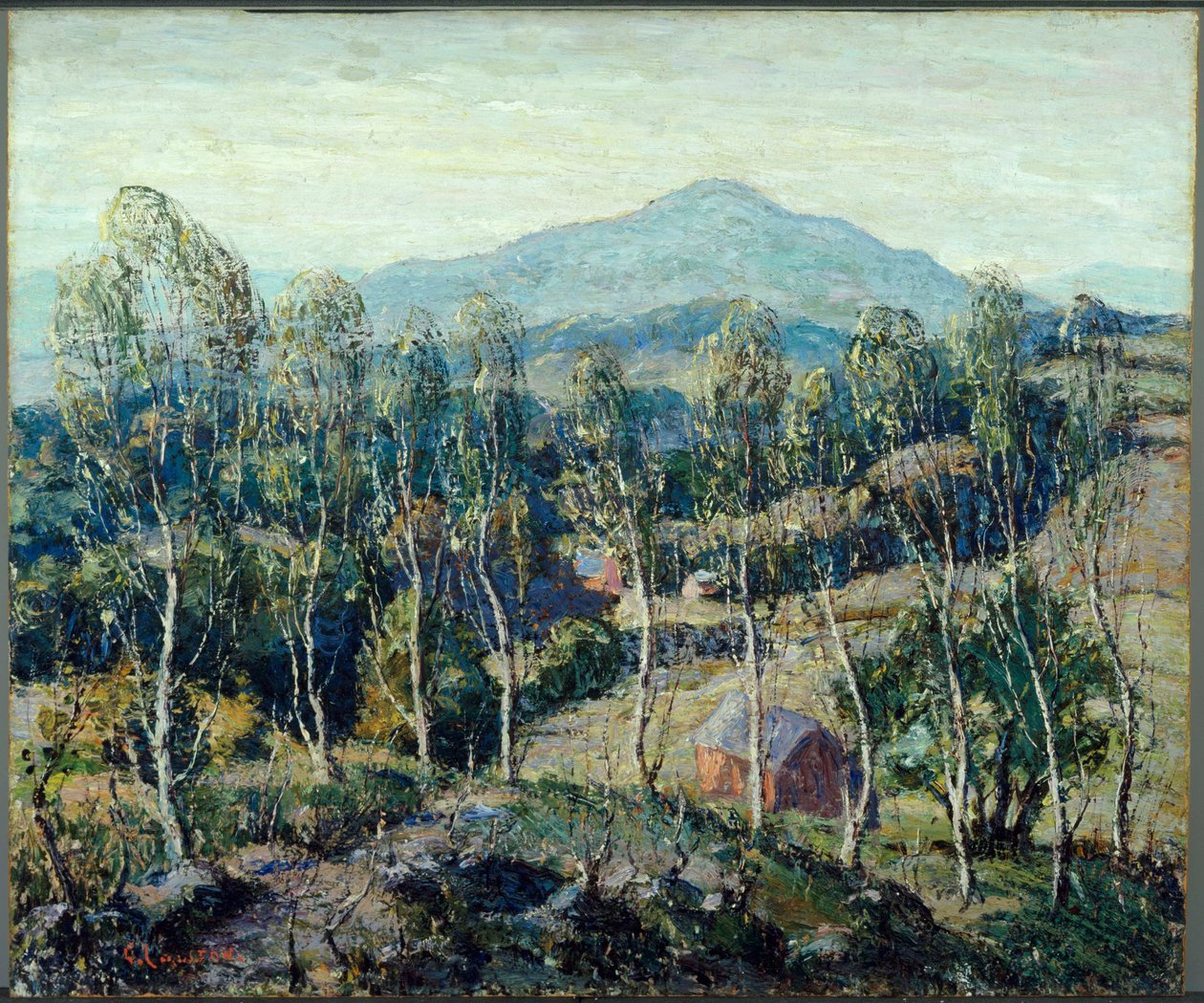 Bétulas da Nova Inglaterra de Ernest Lawson