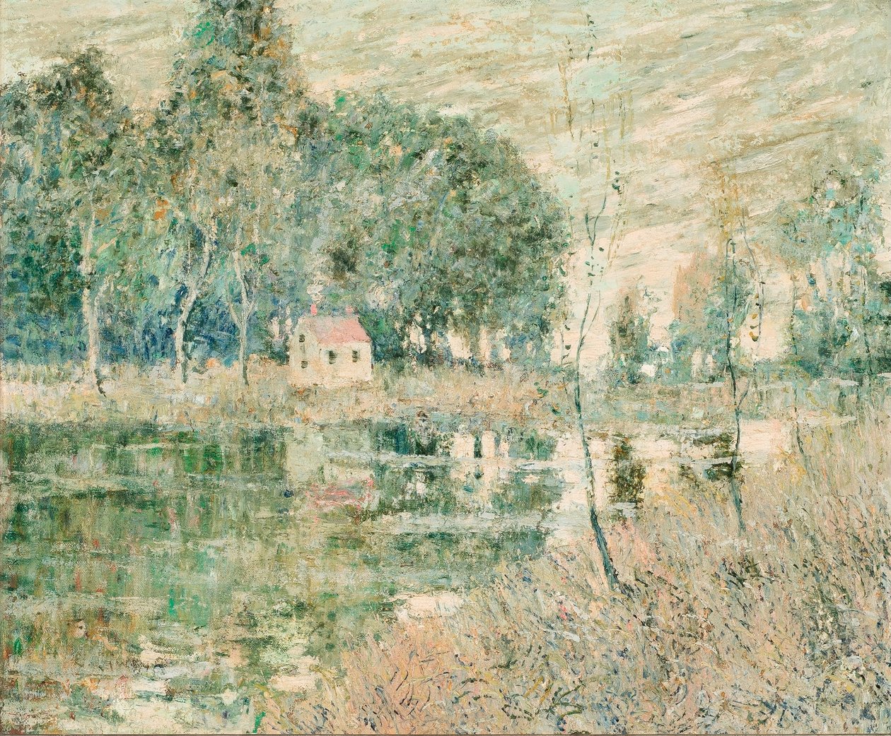 Paisagem fluvial de Ernest Lawson
