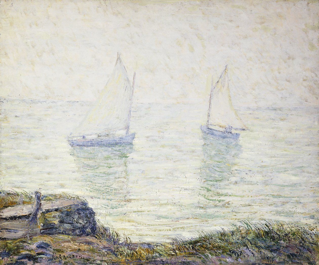 Veleiros de Ernest Lawson