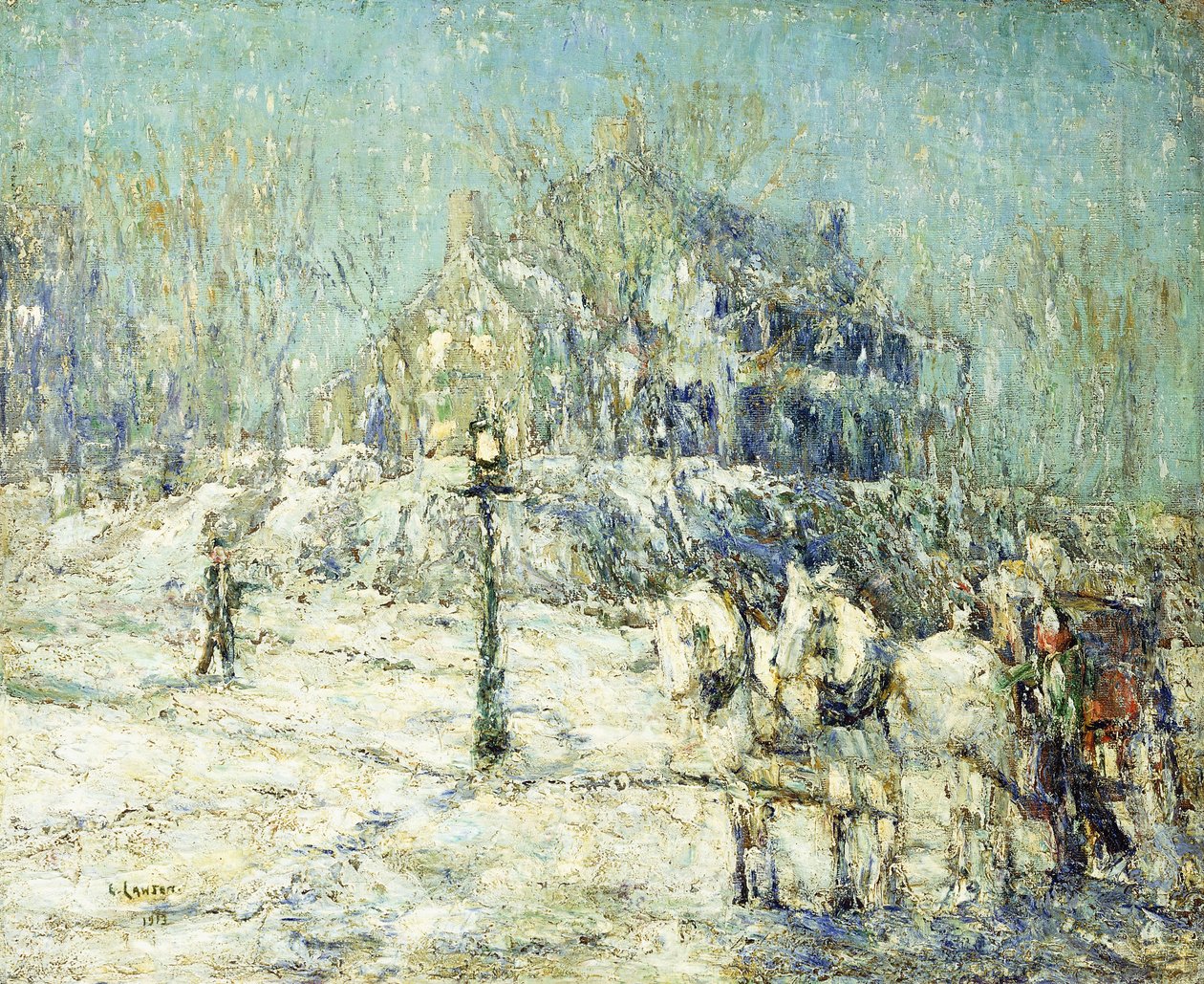 The Dyckman House de Ernest Lawson