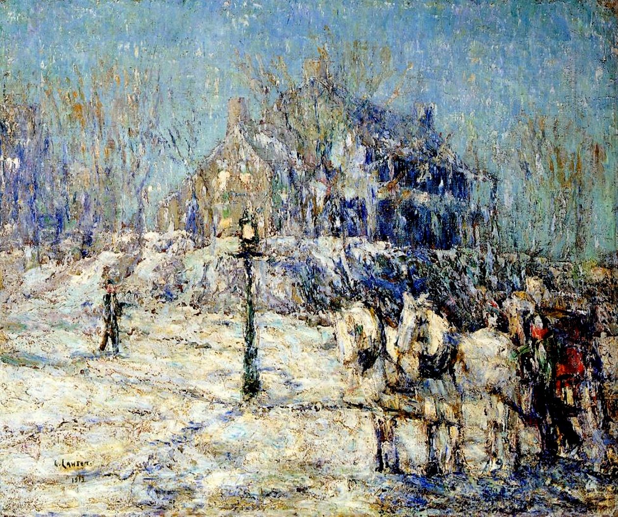 The Dyckman House, 1913 de Ernest Lawson