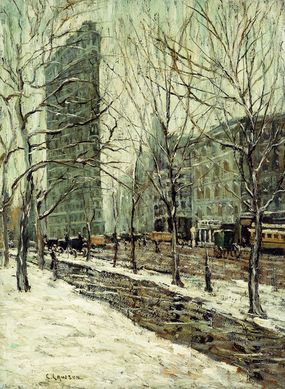 O Edifício Flatiron de Ernest Lawson