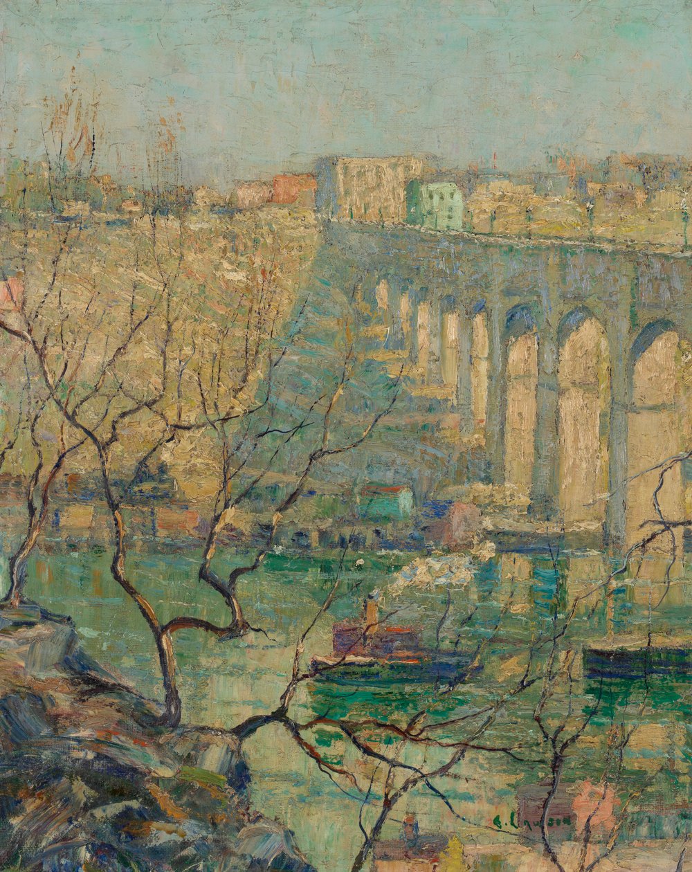 Vista da Ponte de Ernest Lawson