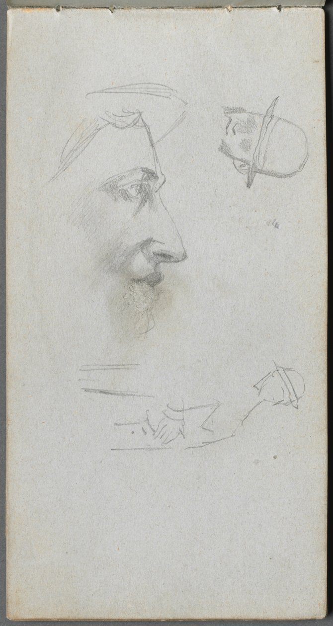 Sketchbook, página 14: Figuras de Ernest Meissonier
