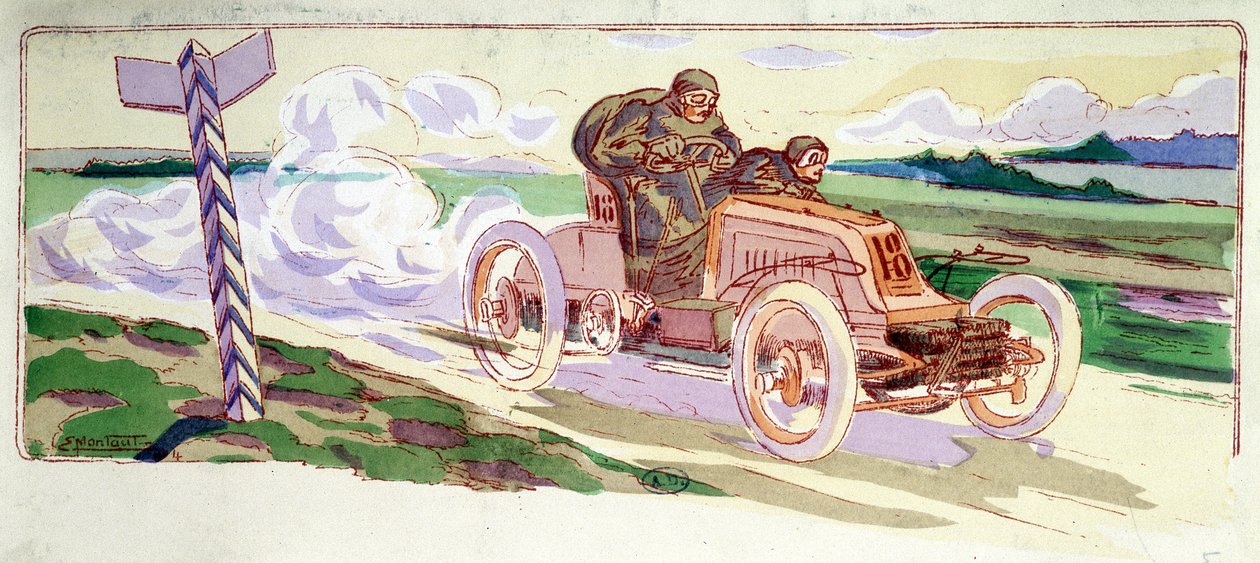 corrida de Paris Berlim de Ernest Montaut