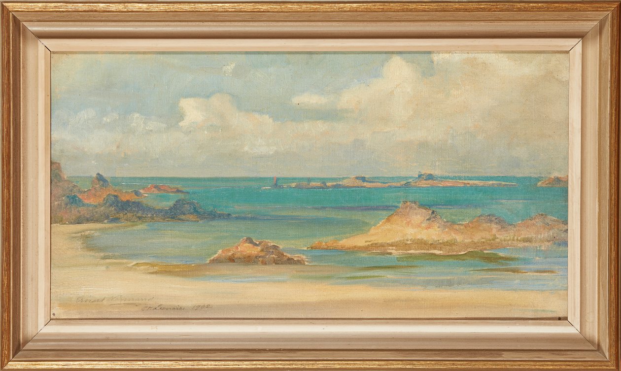 St. Lunaire (óleo sobre tela) de Ernest Normand