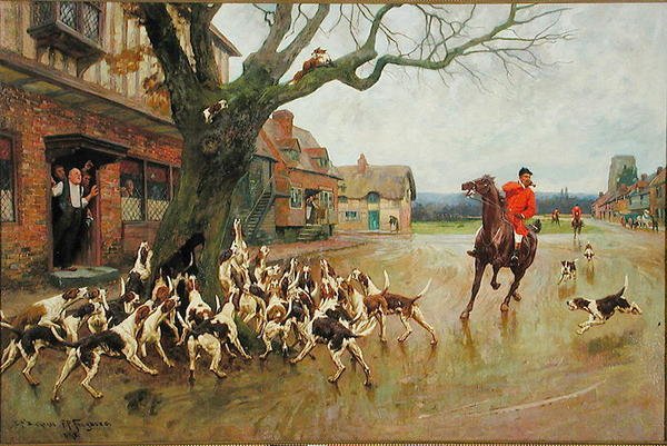 Uma raposa em apuros de Ernest Pile Bucknall
