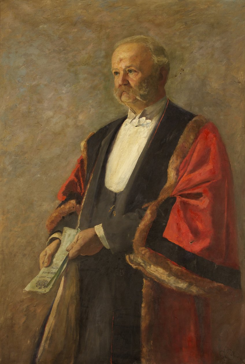 Alderman C.P. Billing, c.1922 (óleo sobre tela) de Ernest Pile Bucknall