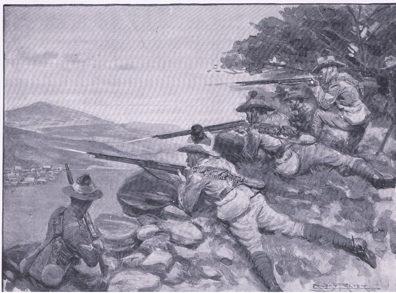 Dando a eles uma chance, de After Pretoria: The Guerilla War publicada por Harmsworth Bros Limited, 1901 de Ernest Prater