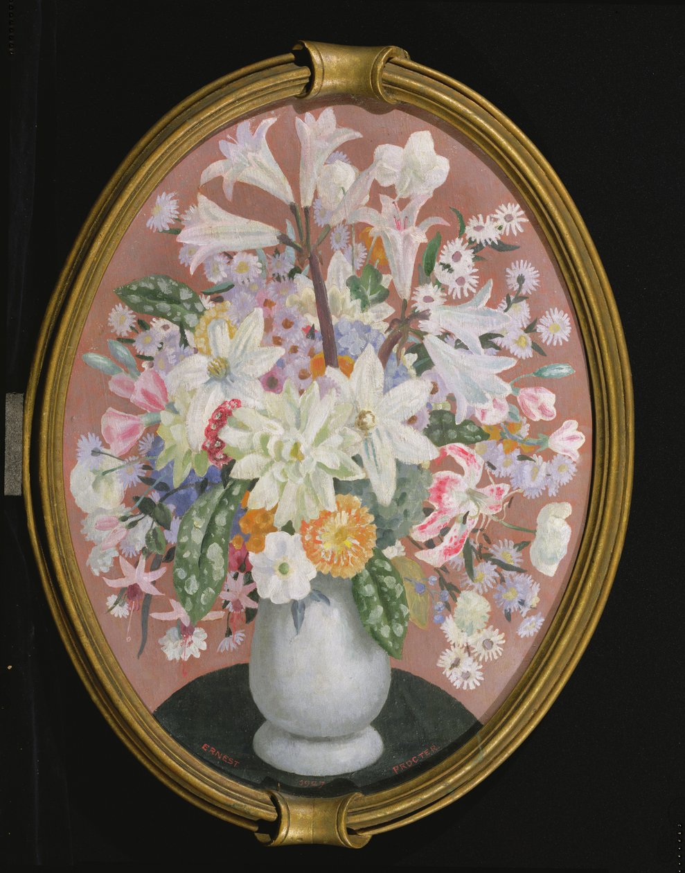 Flores em um vaso, 1927 de Ernest Procter