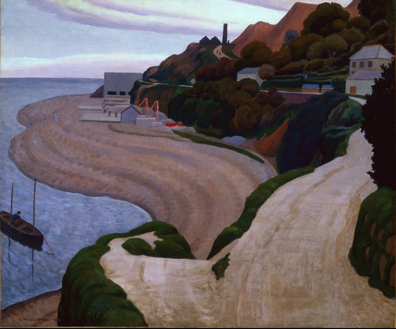 Estrada de Newlyn e Mousehole de Ernest Procter