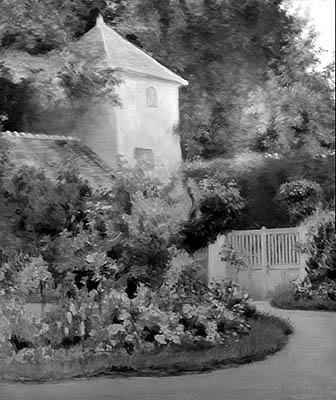 Torre e jardim em Queue-en-Brie de Ernest Rouart