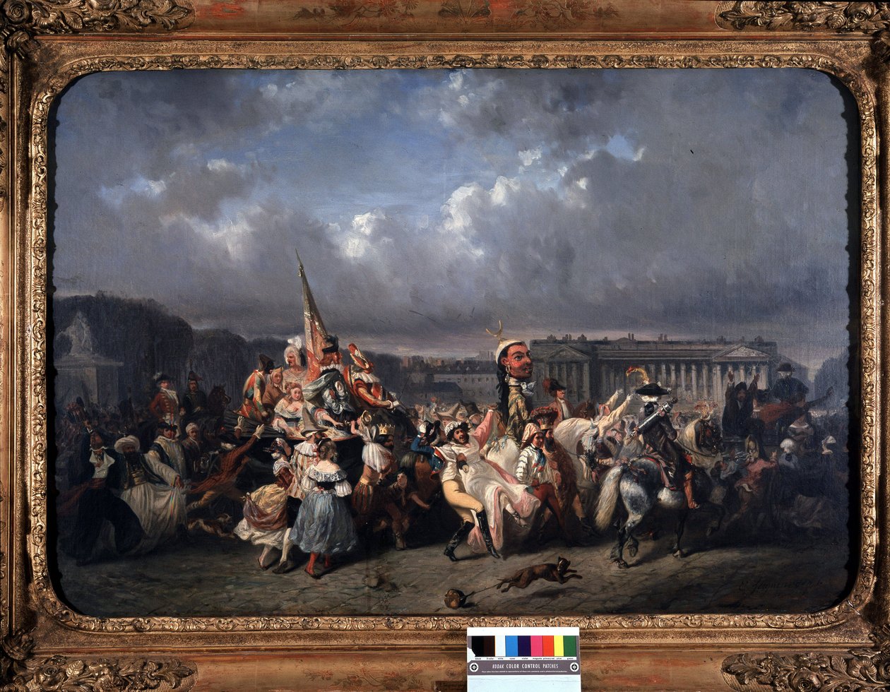 O Carnaval, Place de la Concorde - por Seigneurgens, Museu Carnavalet de Ernest Seigneurgens