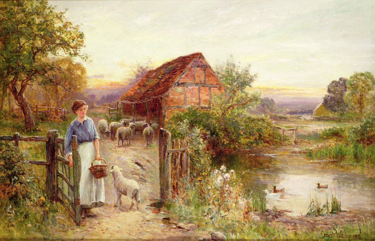 Trazendo em casa a ovelha de Ernest Walbourn