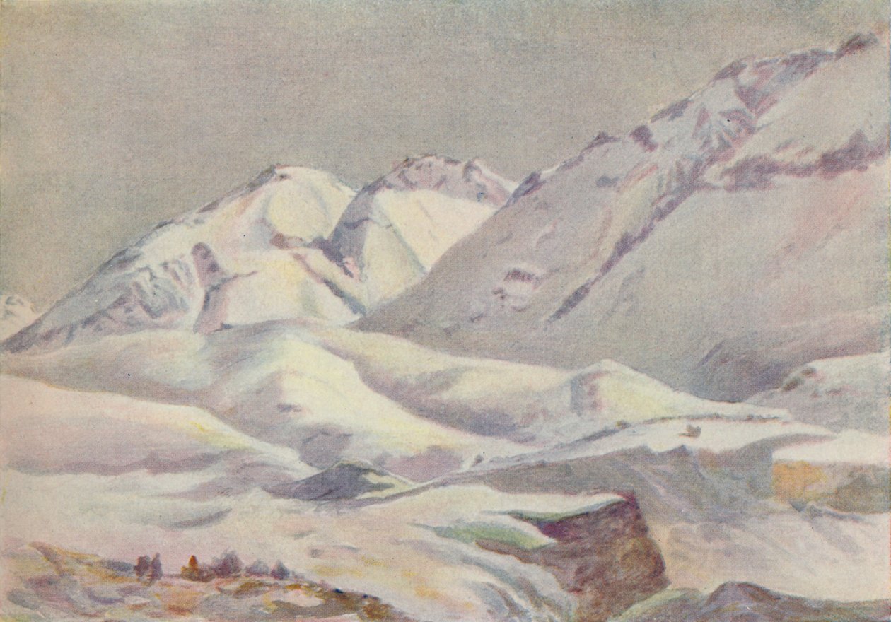 Os Andes, 1916 de Ernest William Christmas