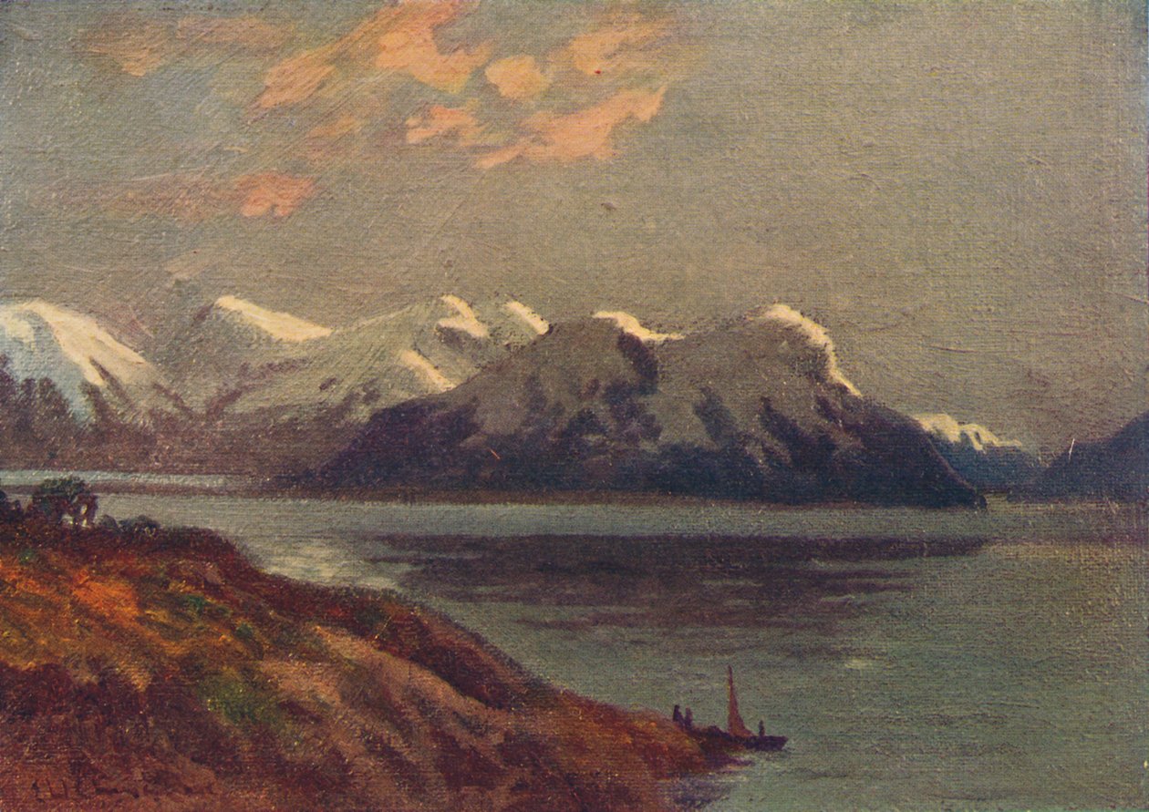 O Estreito de Magalhães, 1916 de Ernest William Christmas