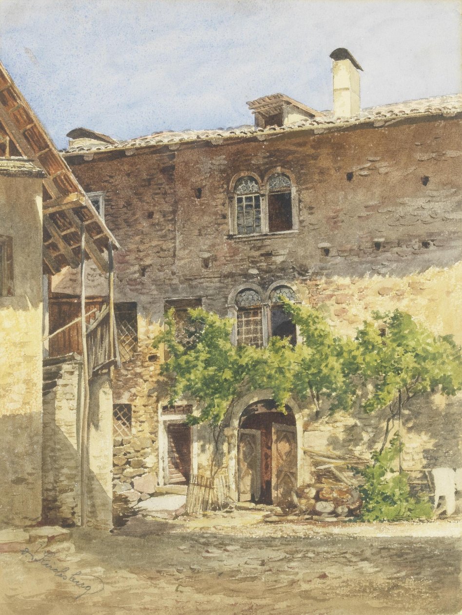 Pátio italiano de Ernestine von Kirchsberg