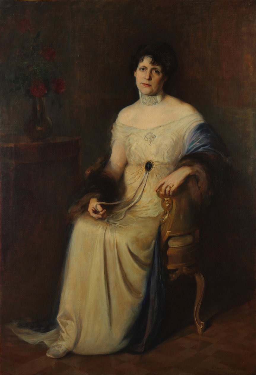 Retrato da esposa do autor de Ernesto DE LA Carcova