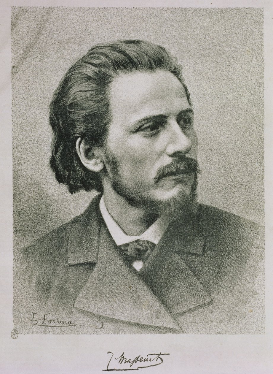 Jules Emile Massenet (1842-1912) de Ernesto Fontana