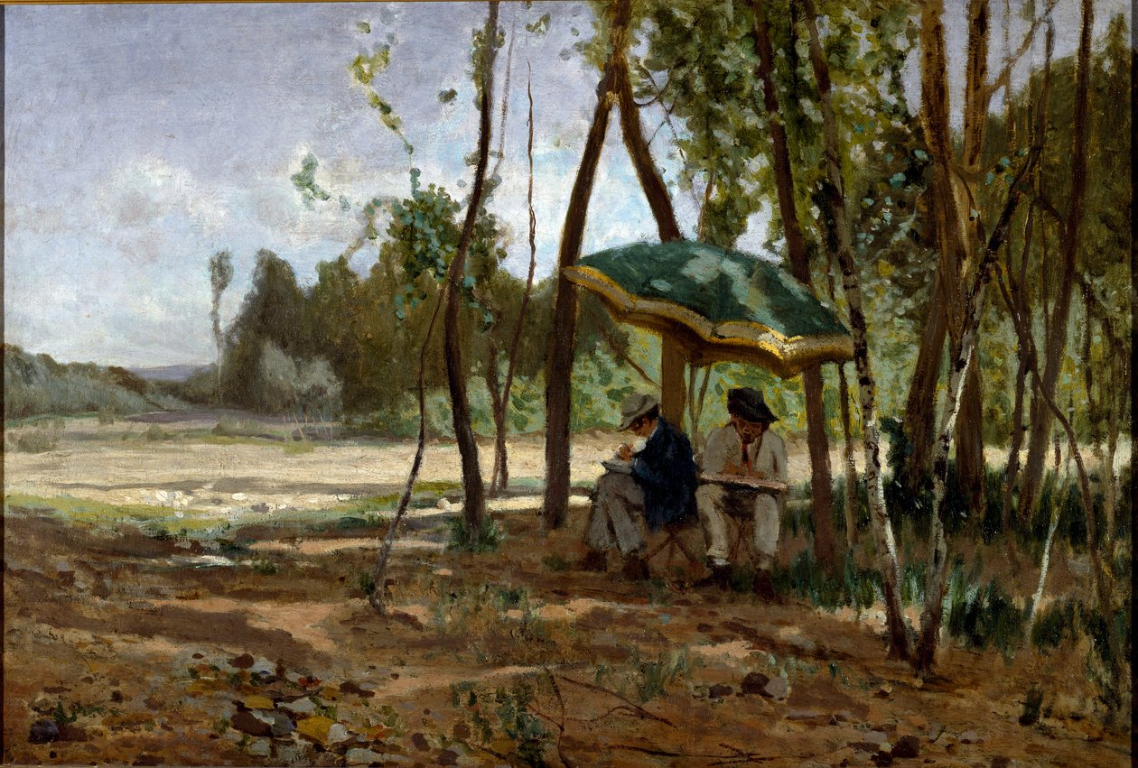 Os Pintores Pintura de Ernesto Rayper (1840-1873) Genes Galleria d