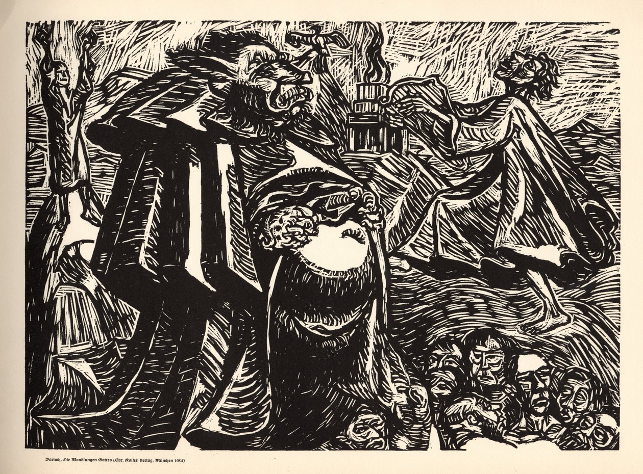 As transformações de Deus - 5 - a barriga de Deus de Ernst Barlach