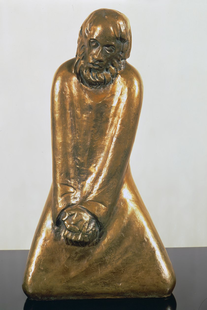 Oração, c.1931 (bronze) de Ernst Barlach