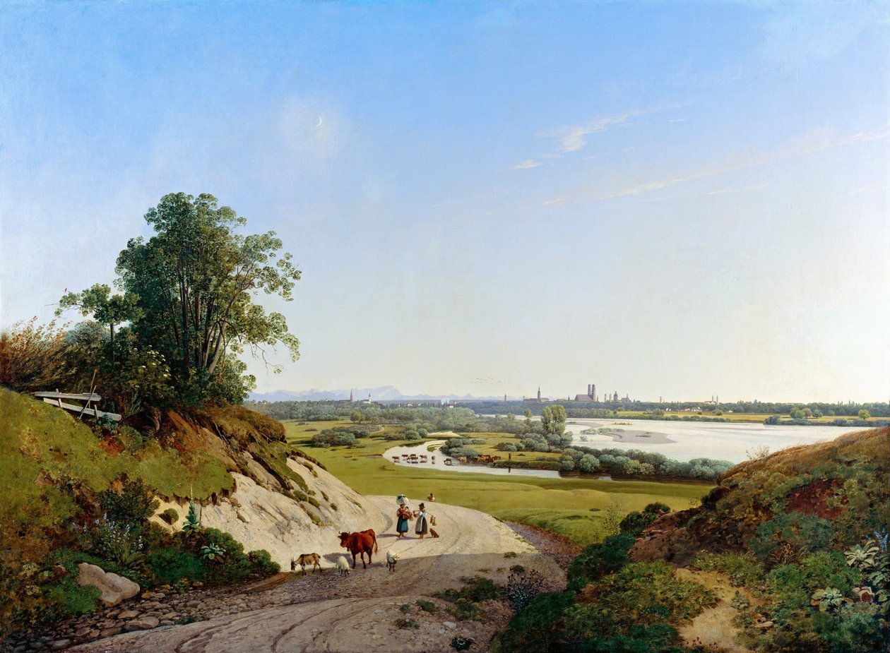 Vista de Munique a partir de Oberföhring de Ernst Kaiser